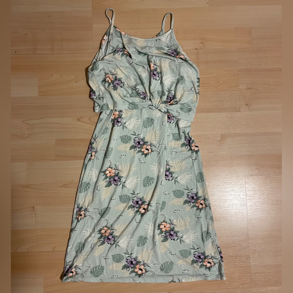 Art Class Hawaiian Print Girls Dress 10-12